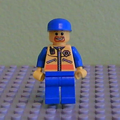 LEGO Minifigure-Coast Guard City - Patroller 1-Town / City / Coast Guard-CTY070-Creative Brick Builders